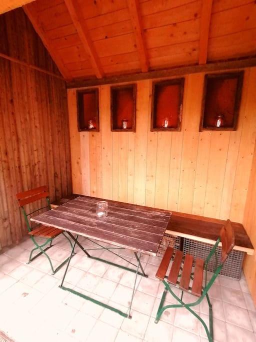 Humberg 5Sterne Ferienwohnung Im Fachwerk Mit Bergblick In Alleinlage Und Grossem Garten, Infrarotkabine מראה חיצוני תמונה